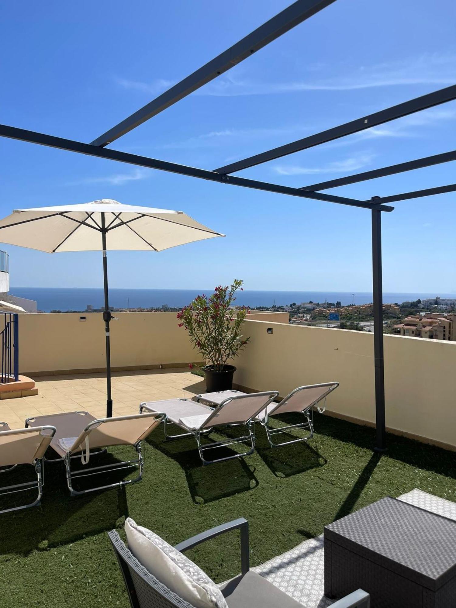 Panoramic Seaview Daire Mijas Dış mekan fotoğraf